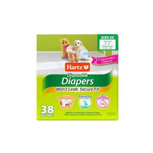 Hartz Disposable Deapers Dog , 38