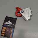 NewDoar Rope Grab Ascender Riser Adjuster Fits Rope for Rocking Climbing Protection Rescue (Red)