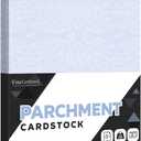 Bluestone Stationery Parchment Recycled Paper | 65Lb Cover Cardstock | 8.5 x 11 Inches | 50 Sheets Per Pack