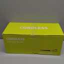 Leaf Blower Cordless - 21V Powerful Electric Leaf Blower with 2 Batteries and Charger, 2 Speed Modes, 2.0Ah Lightweight Battery Powered Leaf Blowers for Lawn Care, Patio, Dust, Blowing Leaves (Green)