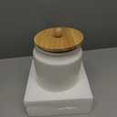 Sweejar Ceramic Kitchen Canisters, 28 FLOZ Porcelain Food Storage Jar with Airtight Seal Wooden Lid, Home Container Serving for Coffee Beans, Tea-leave, Sugar, Salt and More, Tool Bucket (White)