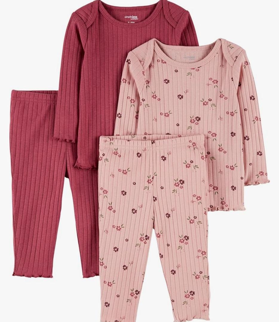 Simple Joys by Carter's unisex-baby 4-piece Textured Set, 6,-9M