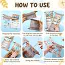 Tenceur 25 Sets David and Goliath DIY Craft Kit Christian DIY Stickers Scenes Crafts Hanging Ornament for Adults Religious Home Activity