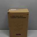 Delamu 2 Sets of 3-Tier Bathroom Under Sink Organizers and Storage, Multi-Purpose Stackable Pantry Organization and Storage, Pull Out Clear Kitchen Bathroom Cabinet Organizer with Movable Dividers | Storage, Multi-Purpose, Stackable, Pantry Organization, Pull Out, Movable Dividers (White)