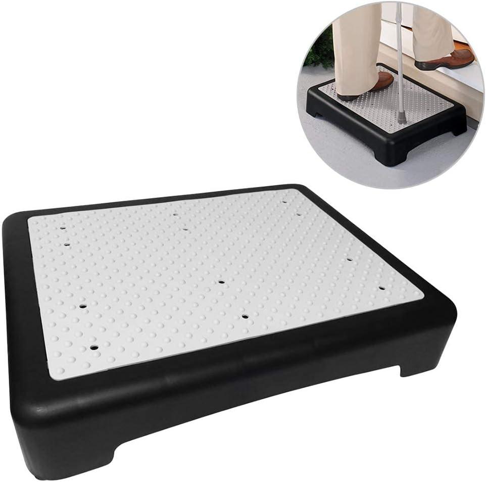 Outdoor Step Stool for Adults Mobility Step Non-Slip Safety Bed Step for Elderly Senior for high Bed (Small Size)