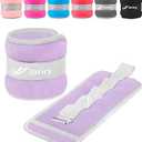 Ankle Weights A Pair of 1/2/3/4/6/8/10/12/20 LBS Wrist Leg Arm Weights for Women Men kids child with Adjustable Straps, Strength weighted for Physical Therapy Running Walking Fitness Gym Workout