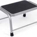 Valeo Step Stool,Step Stools for Adults Kids with Non-Slip Rubber Feet, 600 Lbs Capacity, Heavy-Duty Metal Step Stool for Kitchen, Bathroom, RV, Camping, Office, Bed Steps for High Beds