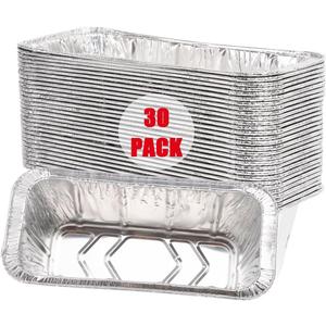30 Pack Grease Cup Liners Compatible with Blackstone Griddles 17 22 28 30 36 Inch,Aluminum Foil Drip Pan Grease Catcher Liner for Blackstone Griddle Accessories,Black Stone Grease Trays