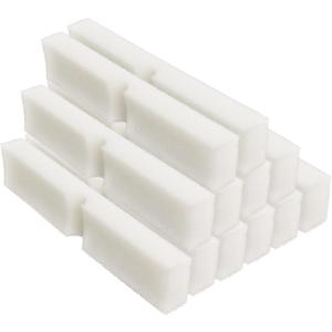 Fx4 Foam Filter Pads Replacement Compatible with Fluval FX5 / FX6 Canister Filter, Aquarium Bio Sponge Foam Filter Pads (12 Packs) (White)