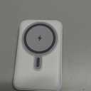 Wireless Portable Charger 10000mAh,Magnetic Power Bank with Built-in Cables LED Display,22.5W PD Fast Charging for Magsafe Battery Pack Compatible with iPhone16/15/14/13/12/Pro/Pro Max (White)