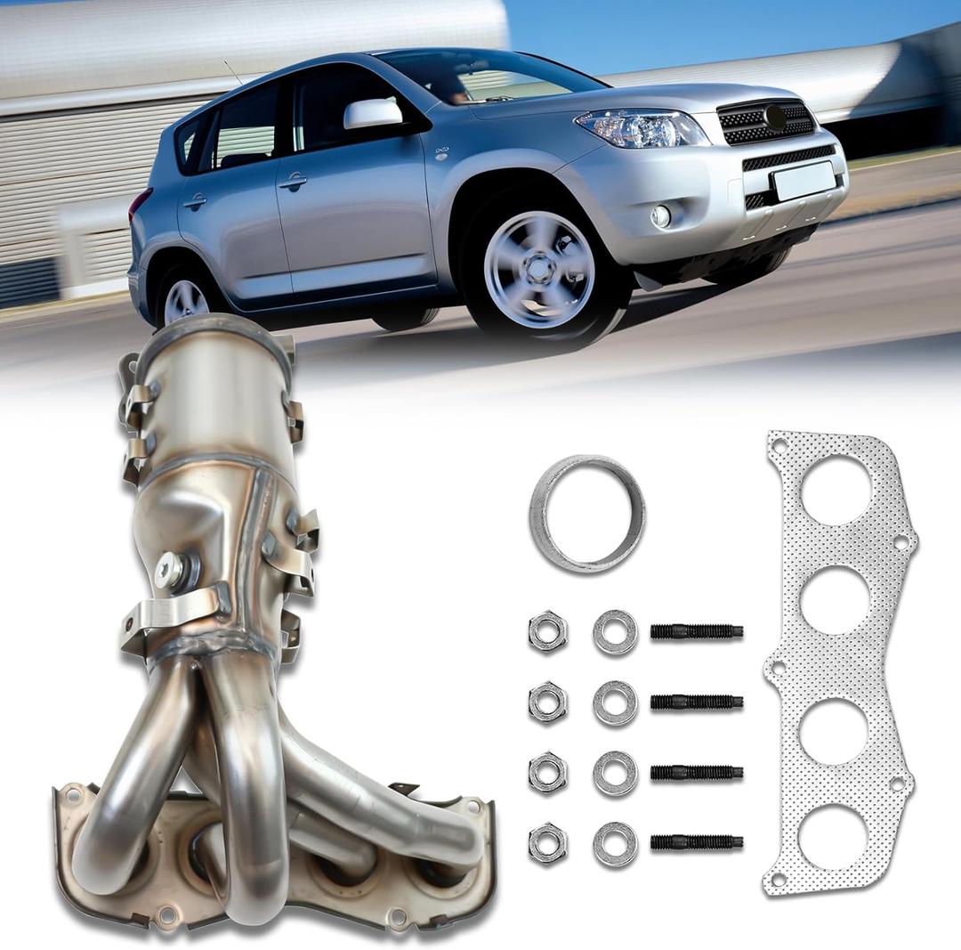 CatalyticConverter Kit Compatible with 2006-2008 Toyota RAV4, 2008-2015 Scion xB 2.4L (EPA Compliant)