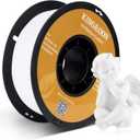 Kingroon PLA 3D Printer Filament, Dimensional Accuracy +/- 0.02 mm, 1 kg Spool(2.2lbs), 1.75 mm,White