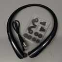 Neckband Bluetooth Headphones, 24H Battery with Auto-Retractable in-Ear Earbuds, HiFi Stereo Sound & Hybrid Active Noise Cancelling for Sports, Gym, Running, Workout, Hands-Free Calling