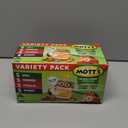 Mott's No Sugar Added Applesauce Variety Pack, 4 Flavors  Apple, Strawberry, Cinnamon & Blueberry, Made from Real Fruit, No Artificial Flavors, 3.2 Clear Pouches, 20 Pack