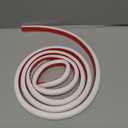 78" Cord Hider Wall, Self Adhesive Silicone Cord Covers for Wires On Wall, Cord Hider for Wall Mount TV, Flexible Cable Cover Raceway Kit for 1 Wire, White (0.59" W x 0.39" H)