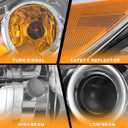 WEELMOTO Headlights for 2010-2014 Subaru Legacy, Headlight compatible with 2010 2011 2012 2013 2014 Subaru Outback 4-Dr Headlamp Replacement Pair