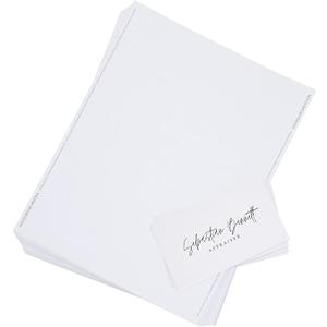 Juvale Printable Business Cards For Self Adhesive Sleeves 3.75*2.36 In, 50 Sheets/500 Pieces