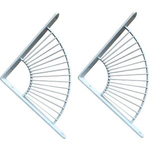 Shelf Brackets,l Bracket,Shelf Brackets Pack of 2 Sectors Decorative Shelf Supports Wall Console Iron Art Metal Bracket Right Angle Floating Shelves