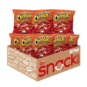 Cheetos Crunchy Cheese Flavored Snacks, Gluten Free, 1 Ounce Single Serve Bags (Pack of 40) 12/03/2025