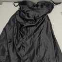 Memoriesea Women's Sleeveless Spaghetti Strap Ruched Sexy Mini Club Party Dress (Medium, Black)