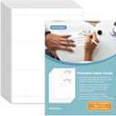 MaxGear Index Cards 120 Printable Index Cards, 3" x 5" Printable Blank Flash Cards Compatible with Laser & Inkjet Printer, Blank Note Cards, Double-sided Printing, White, 3 Cards/Sheet, 40 Sheets