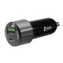 Zgear PC-UCP27UAQ3 2 Car Charger, 3 A Output, Black Housing