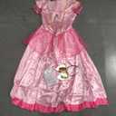 Leg Avenue Women's 2 Pc Classic Pink Princess Costume with Satin Gown, Crown Headband, Large