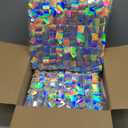 Shimmer Wall Backdrop Iridescent Silver Wall Panels 24Pcs Square Sequin Shimmer Wall Backdrop Decoration for Birthday Party,Wedding, Anniversary