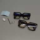 livho Oversized up to 99% Blue Light Blocking Glasses for Woman - Rectangle Fashion Glasses for Computer, Chic Preppy Frame
2 Pack