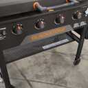 Blackstone 2322 Original 36" Griddle with X-Braced Hood and Omnivore Griddle Plate, Powder Coated Steel, Black