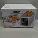 WHALL Touch Screen Toaster 2 Slice, Stainless Steel Digital Timer Toaster, 6 Bread Types & 6 Shade Settings, Smart Extra Wide Slots Toasters With Bagel, Cancel, Defrost Functions
