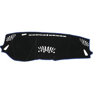 Dash Cover for Subaru Outback Non-Slip | Center Console Dash Cover Mat Black Blue 1 Pcs