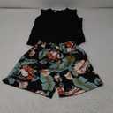 Arshiner Girl's 2 Piece Outfits Summer Tie Knot Tank Top and Paperbag Waist Pocketed Short Sets,160