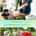 Irenare 24 Pairs Gardening Gloves Bulk for Women Ladies Breathable Rubber Coated Garden Glove for Yard Outdoor Work with Grip