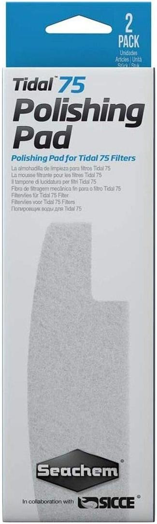Seachem Laboratories Tidal 75 Filter Polishing Pad (2 Pack)