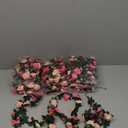Fake Rose Vine Flowers Plants, 10 Pack, one pack is 84 in
