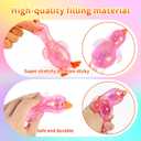 Cute Duck Squishy Sugar Stress Ball, Soft Duck Stress Relief Sugar Ball Squishy Ultra Squishy and Moldable Slow Rise Relaxing Sensory Stress for Anxiety (Pink)