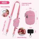 Anti Theft Phone Lanyard with Keychain, Clip and Go Strap for Phone with Wallet Crossbody Gifts for Women Girls