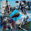 Bike Seat Cushion Gel Padded Saddle Cover for Men Women - Extra Padding Soft Comfort Bicycle Seat Cushion for Peloton, Stationary, Spin, Mountain, Road, Ebike