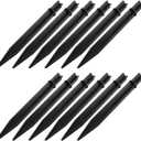 12 Pack Solar Light Replacement Stakes - Plastic Ground Spikes, Universal Path & Christmas Lights Replacement, Yard & Garden Outdoor Ground Decorations