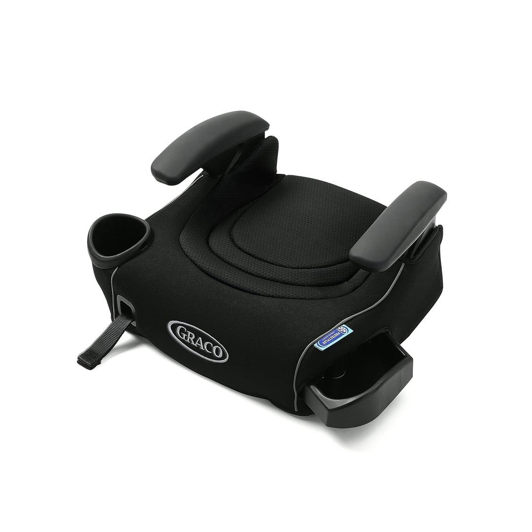 Graco TurboBooster LX Backless Booster with Affix Latch | Backless Booster Seat for Big Kids Transitioning to Vehicle Seat Belt (Rio), Mfg date: 02-10-26