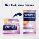Monistat 7-Day Yeast Infection Treatment for Women, Miconazole Cream (45g Tube) & 7 Applicators, for Relief of Mild Vaginal Itching