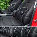 Big Ant Lumbar Support, Car Mesh Back Support with Massage Beads Ergonomic Designed for Comfort and Lower Back Pain Relief - Lumbar Back Support Cushion for Car Seat, Office Chair,Wheelchair