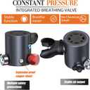 DEDEPU Scuba Tank 0.5L Mini Scuba Tanks Diving Tank 5-10 Minutes Scuba Air Tank DOT Certification Lung Tank D0.5B Black