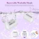 Epilator,Epilator for Women,Facial Hair Removal for Women Rechargeable,2 Speeds Hair Removal Device with 36 Tweezers,Hair Removal Device Legs/Face/Bikini/Arms,Epilator for face Smooth Skin