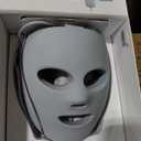 Shark CryoGlow LED Face Mask with Under-Eye Cooling, Anti-Ageing & Blemish Repair, Red & Blue LED, Infrared Light Therapy, USB-C, Remote Control, Storage Bag, Blue Frost, FW312