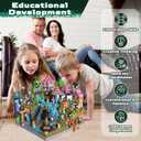 300PCS Magnetic Blocks - Magnetic Building Blocks Cubes Adventurer, Magnet Toys for Kids Age 3+, Toy Building Set for Kids, Magnets Stacking Construction Birthday Gifts for Boys Girls Age 4-8, 8-12