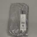 8 inch Mini Gym Bag for Women & Men, Cute Gym Tote Bag Small Duffle Bags Lightweight for Travel Yoga Dance Workout, White Gray