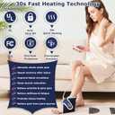 CAMECO Electric Ankle Heating Pad for Achilles Tendinitis Pain Relief, 30s Quick Heating & 86-158 Heated Ankle Brace for Women Men Home Office, Ankle Heat Wrap for Arthritis Swelling