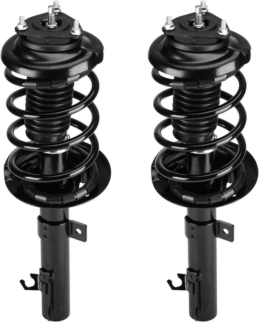 Front Strut Shock Assembly w/Coil Spring for Ford Focus 2.0L 2006-2011, Replace 172257 172258, Left & Right, 2PCS